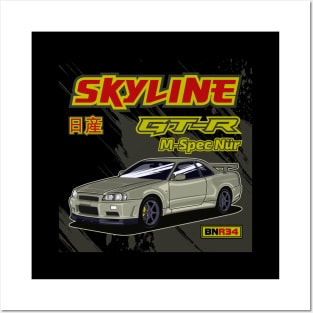 Skyline GTR Posters and Art